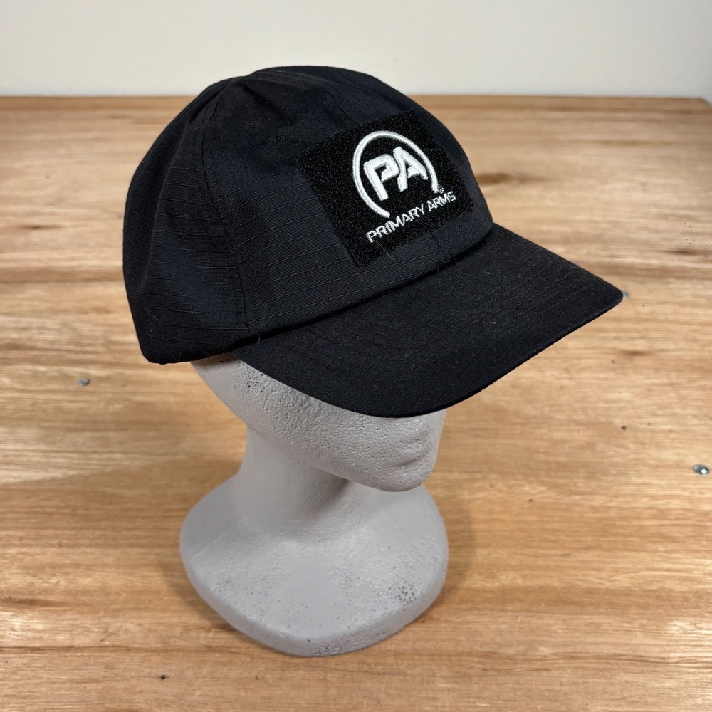 Primary Arms Tactical Operator Hat Black Ripstop Logo Patch Adjustable Cap NEW
